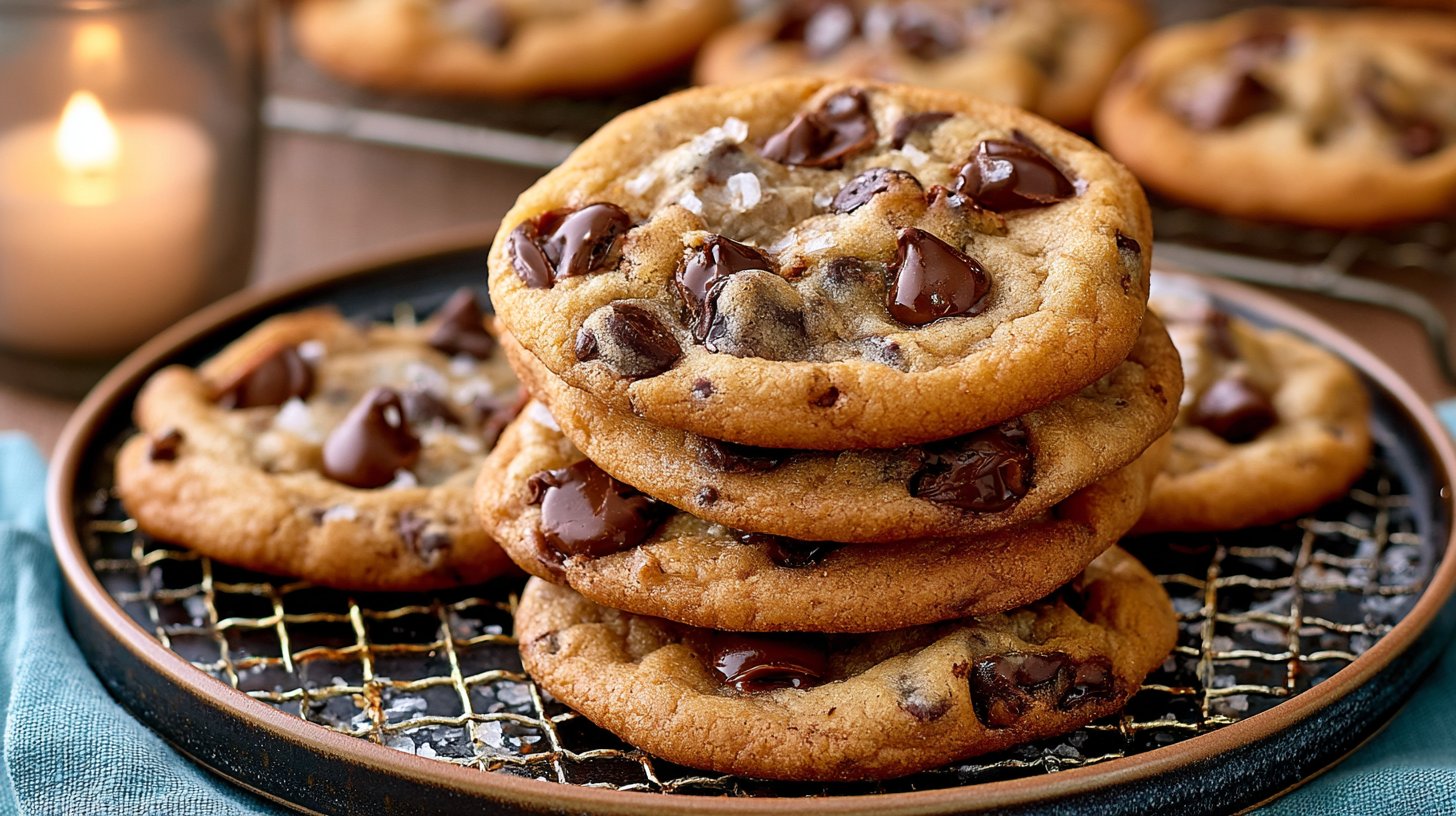 Crispy and Chewy Chocolate Chip Cookies