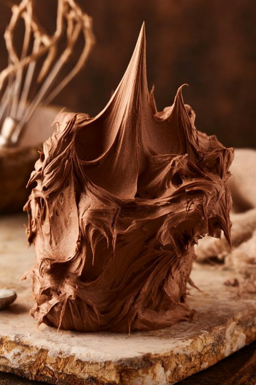 Einfache Schokoladenbuttercreme