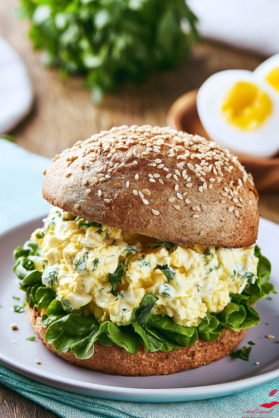 Egg Salad Sandwich for School