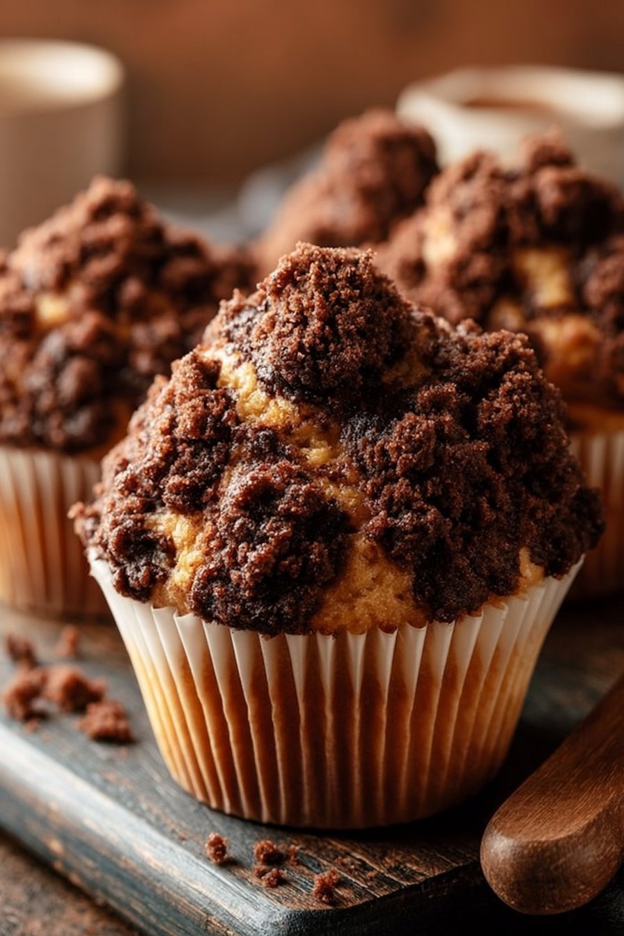 Schokoladenkrümel-Muffins