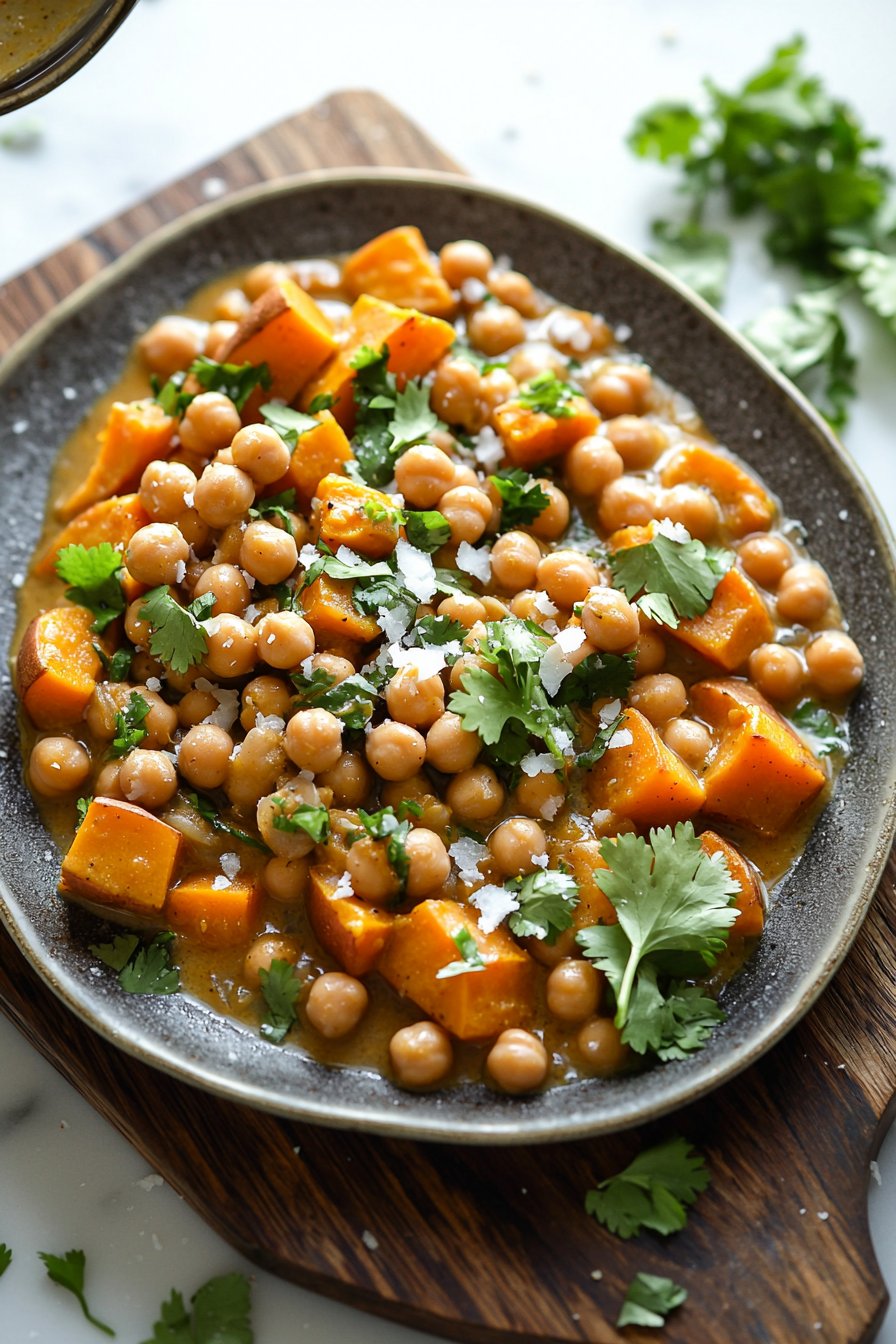 Sweet Potato and Chickpea Curry