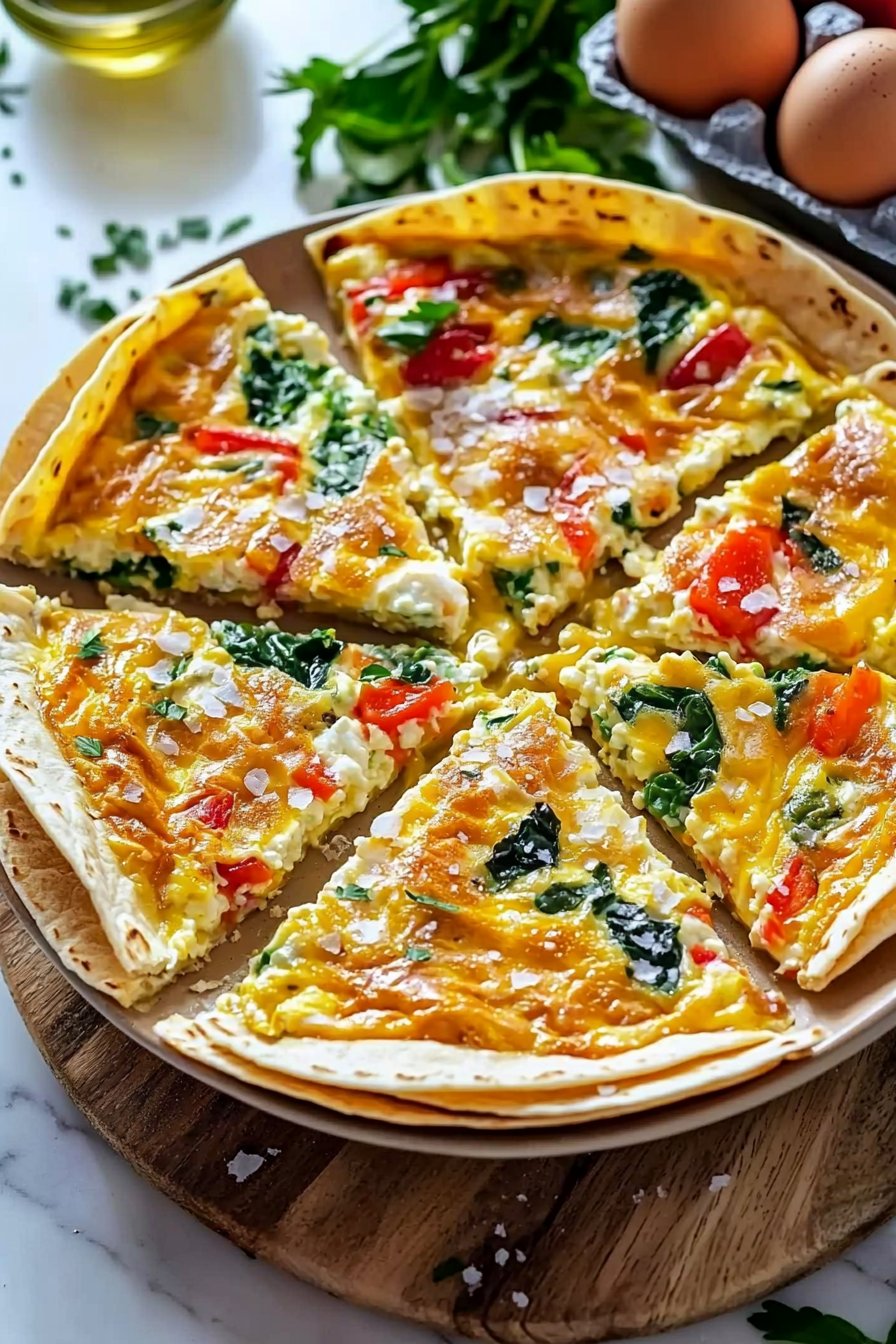 High Protein Meal Prep Tortilla Quiche