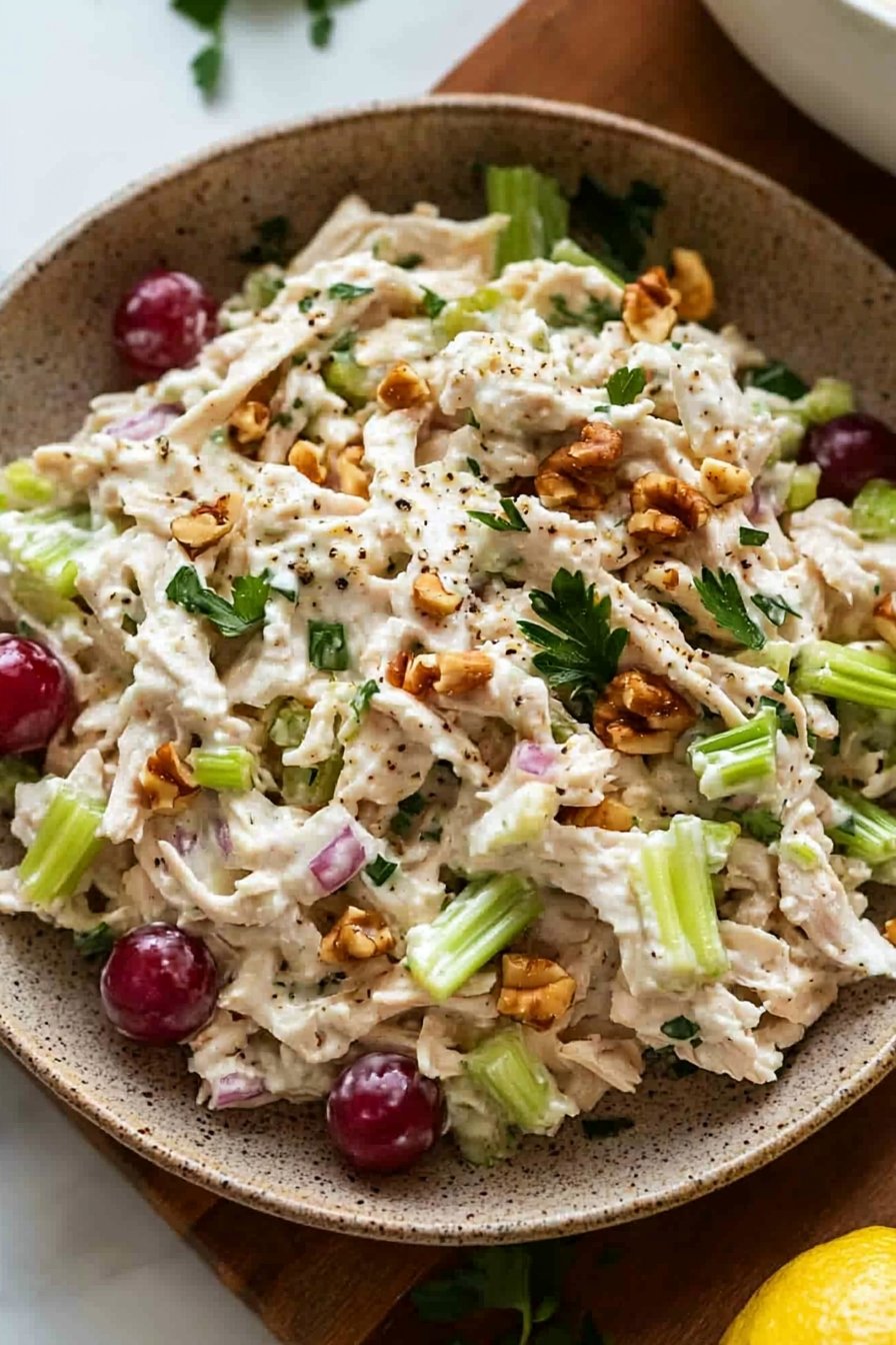 Easy High Protein Creamy Chicken Salad
