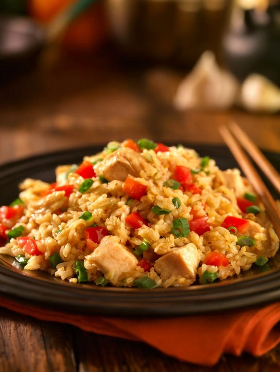 Arroz Frito inspirado en restaurantes asiáticos