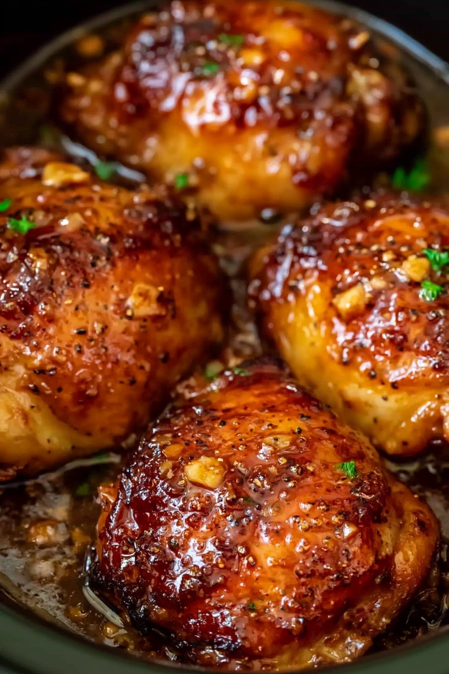 Slow Cooker Brown Sugar Garlic Chicken 1 Slow Cooker Brown Sugar Garlic Chicken