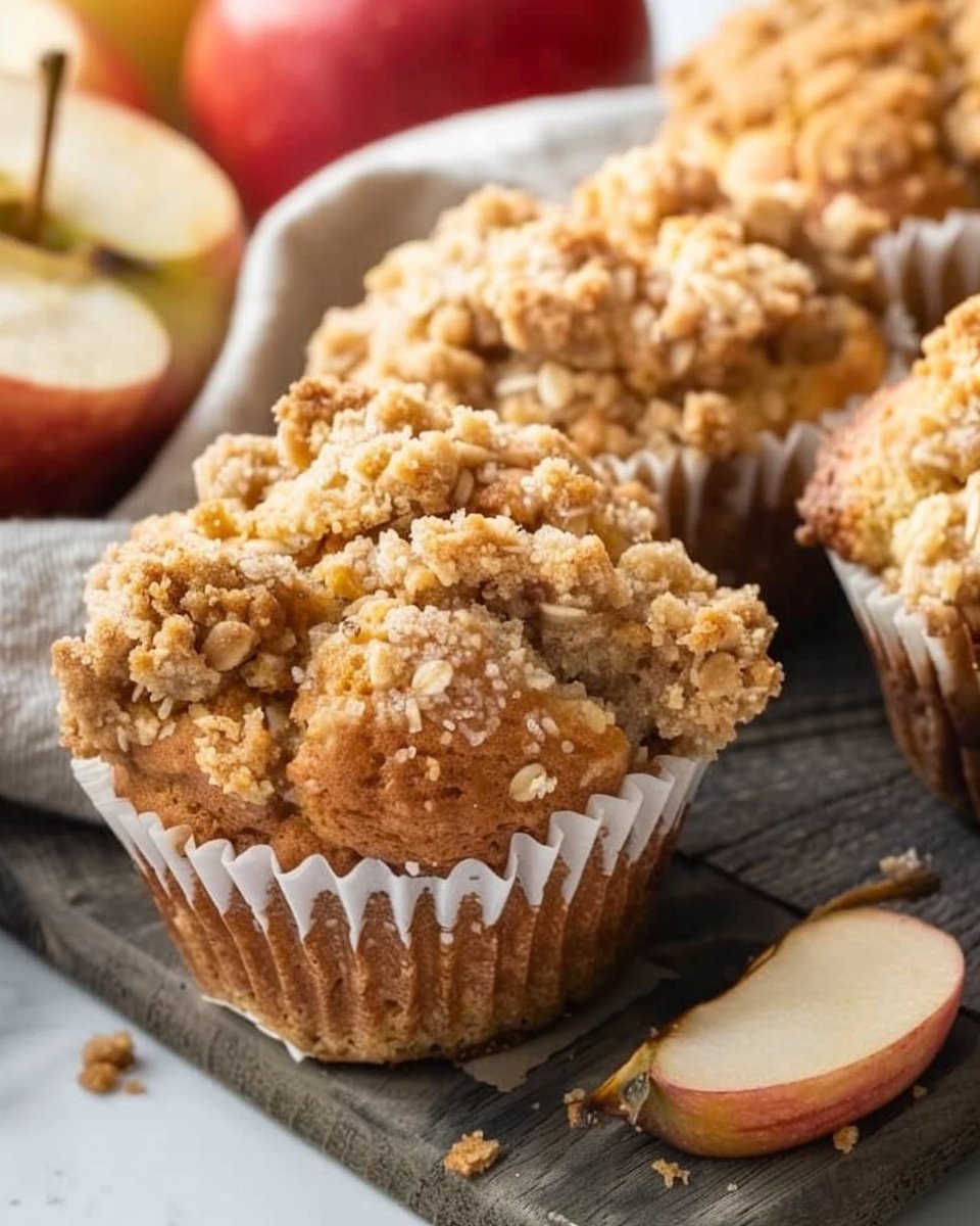 Apple Crumble Muffins