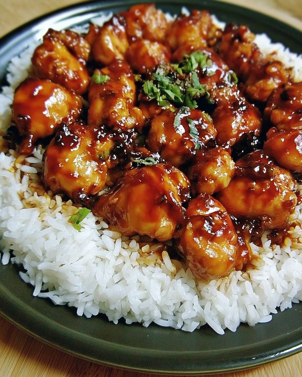 Easy Honey BBQ Chicken with Rice Recipe