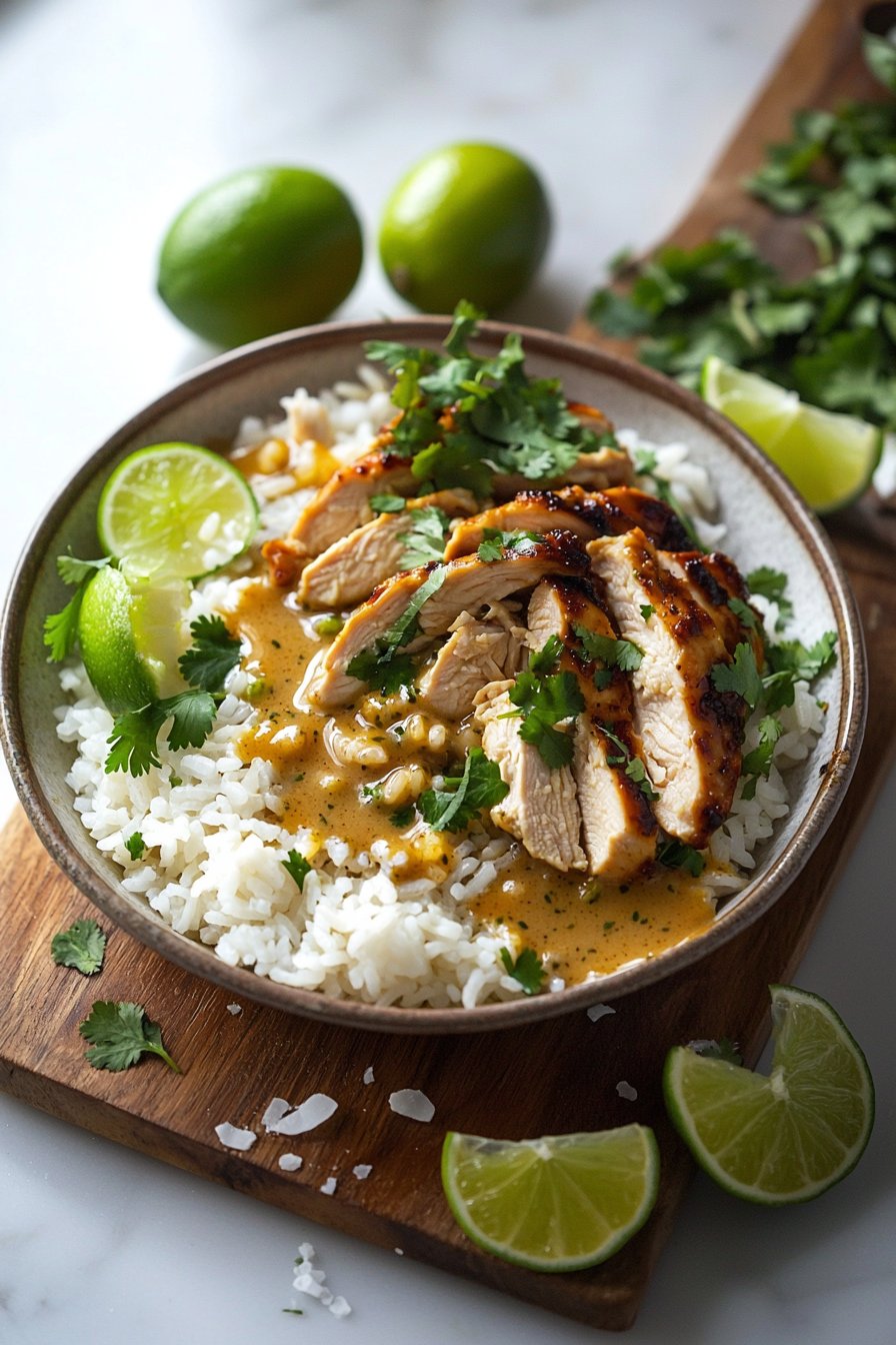Coconut Chicken Rice Bowl