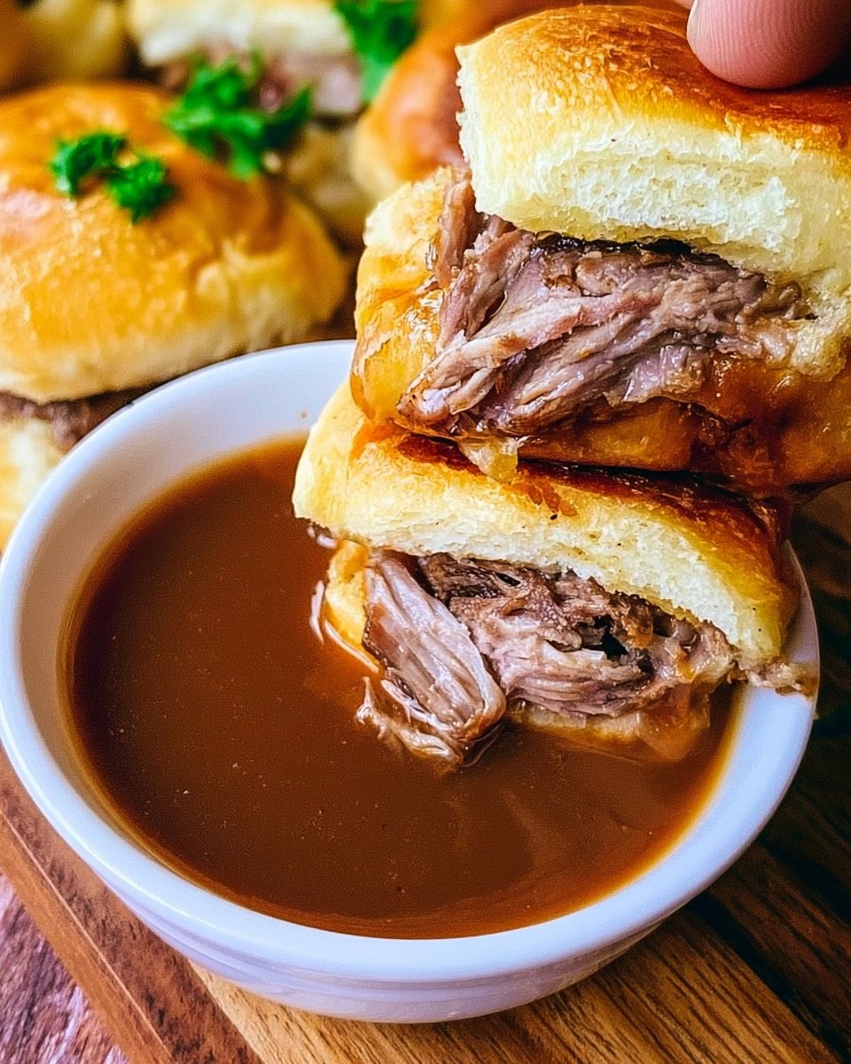 French Dip Sliders Recipe