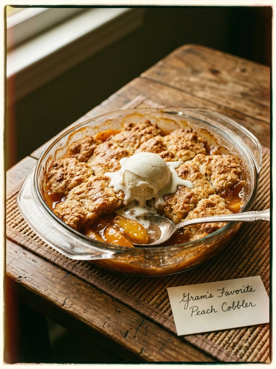Southern Peach Cobbler
