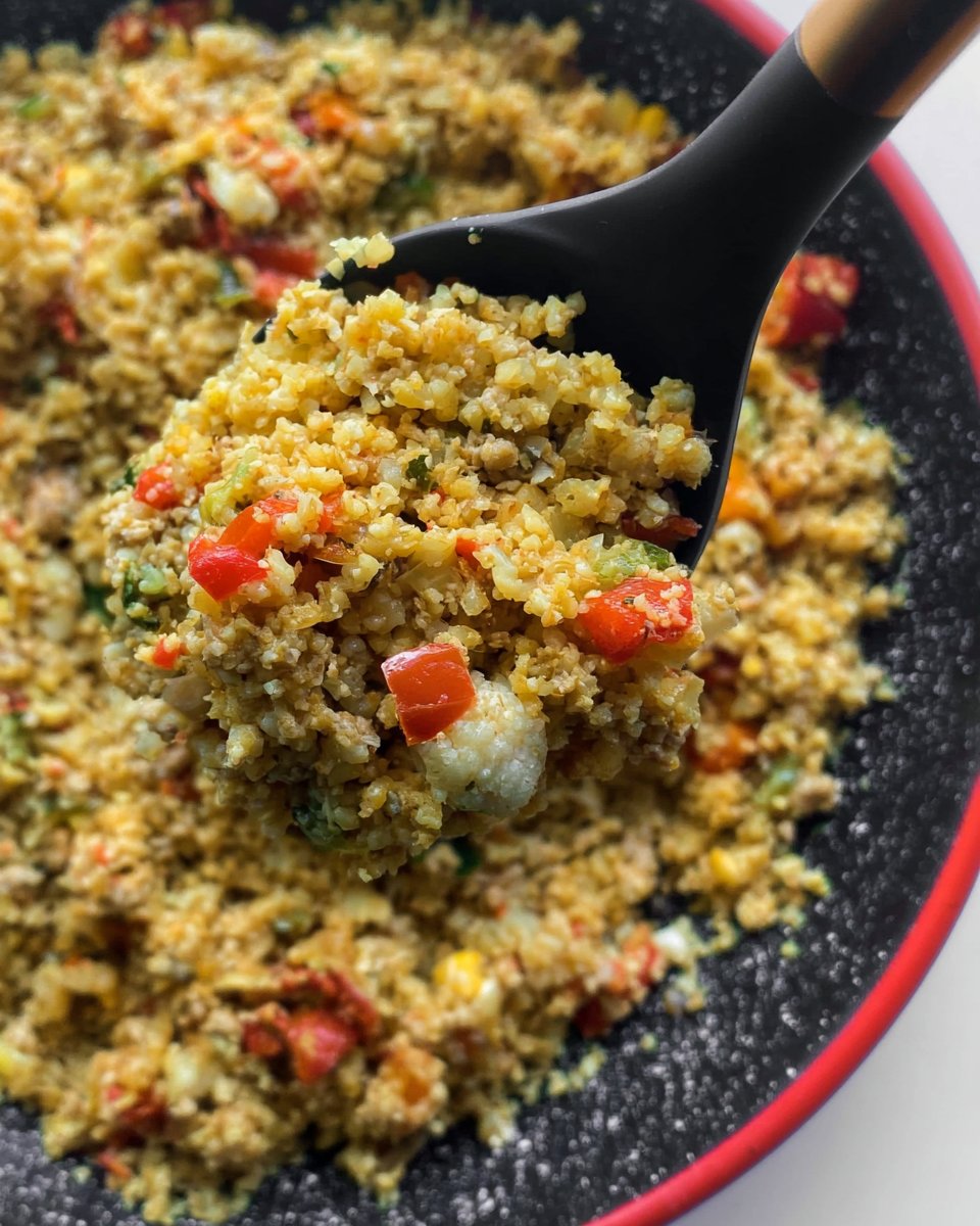 Cauliflower Rice With Ground Turkey