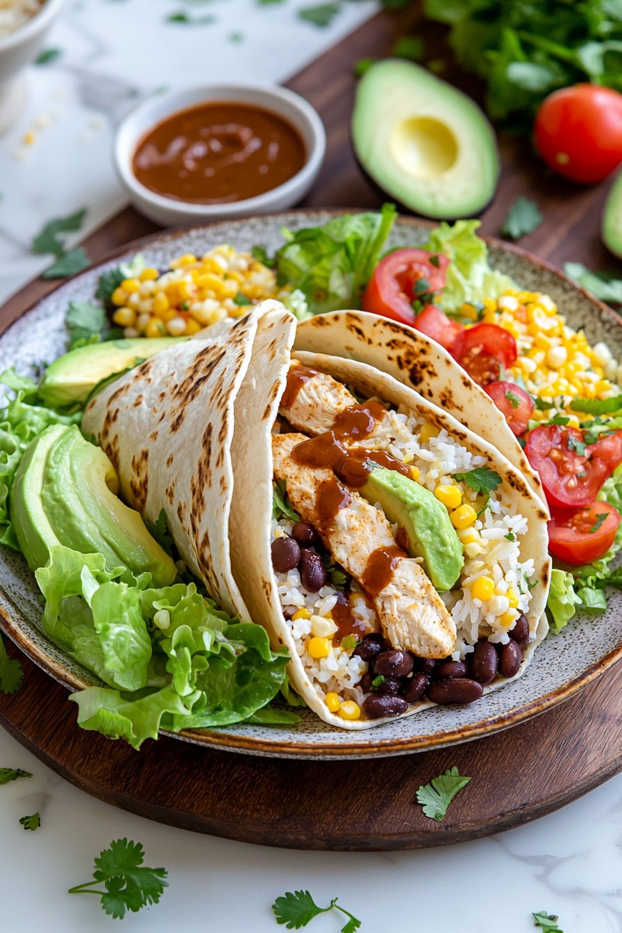 Chipotle Ranch Grilled Chicken Burrito