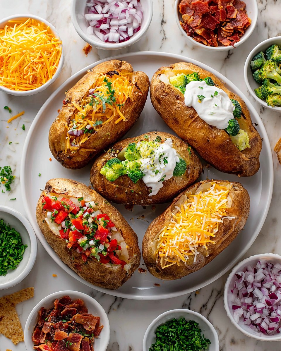 Crispy Baked Potato in the Oven