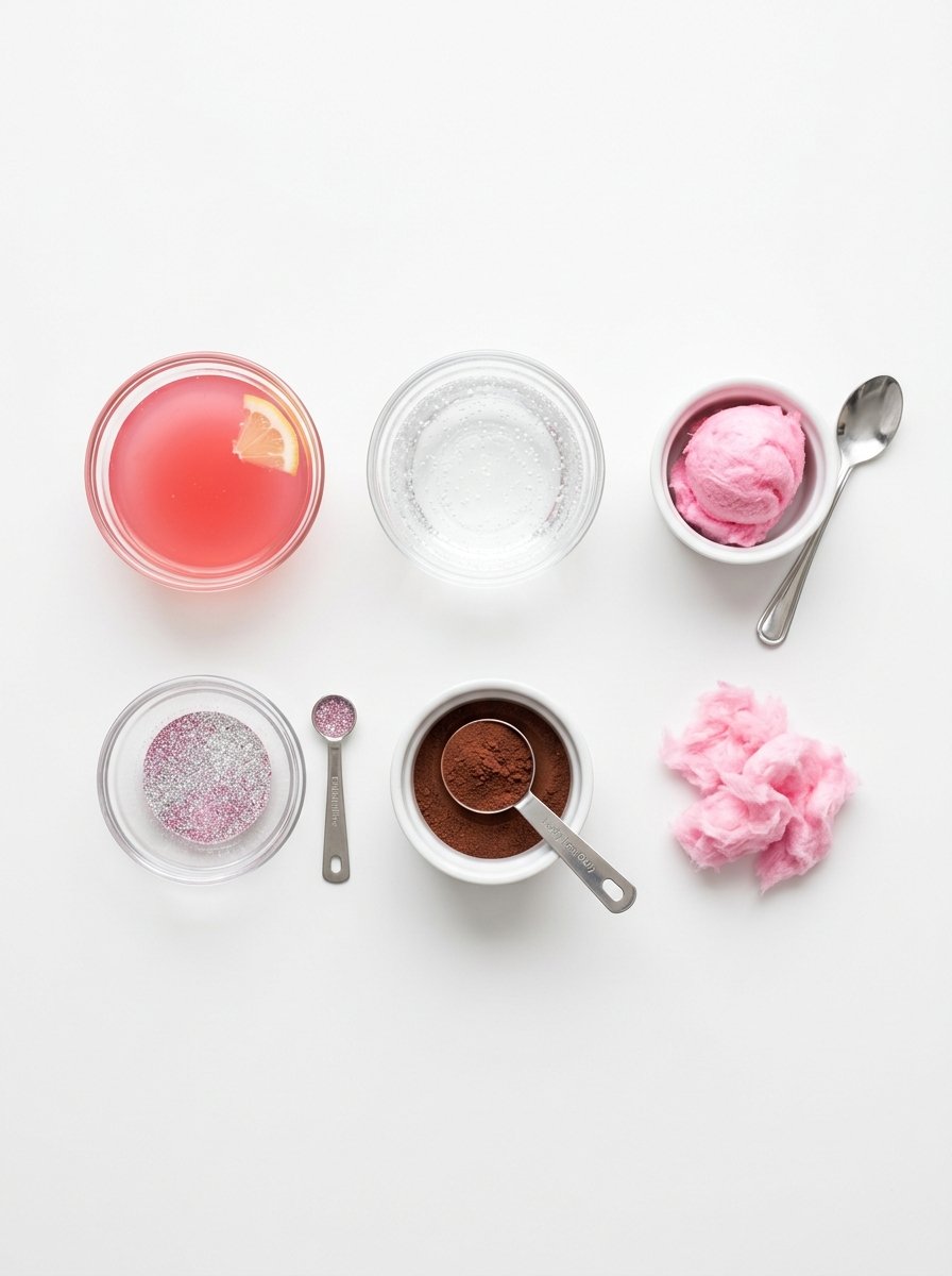 Sparkling Pink Lemonade with Cotton Candy