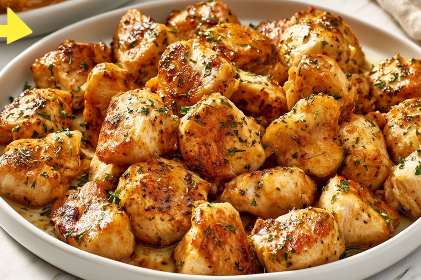 Chicken Bites with Butter 2 Buttery Chicken Bites