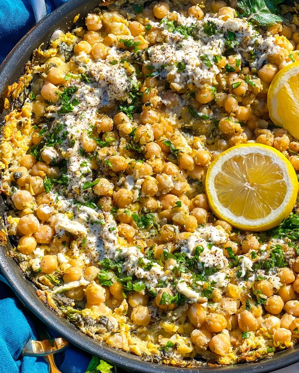 Chickpea Lemon Skillet