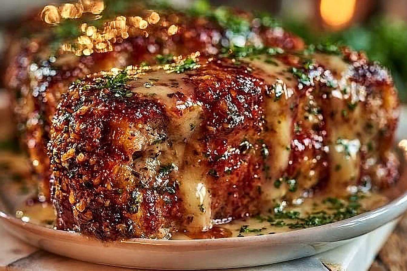 Garlic Parmesan Meatloaf