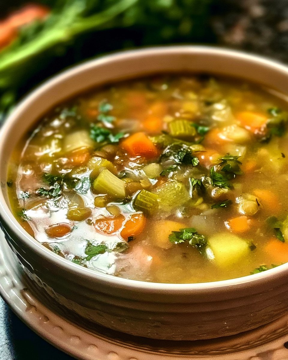 Hearty Vegetable Lentil Soup