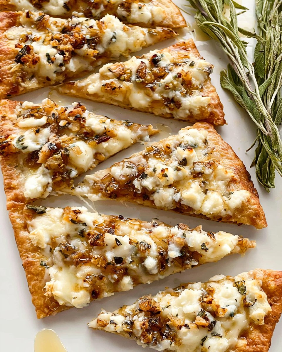 Honey Goat Cheese Pizza