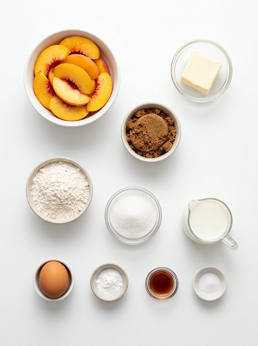 Sweet Summer Delight: Fresh Peach Mini Upside Down Cakes