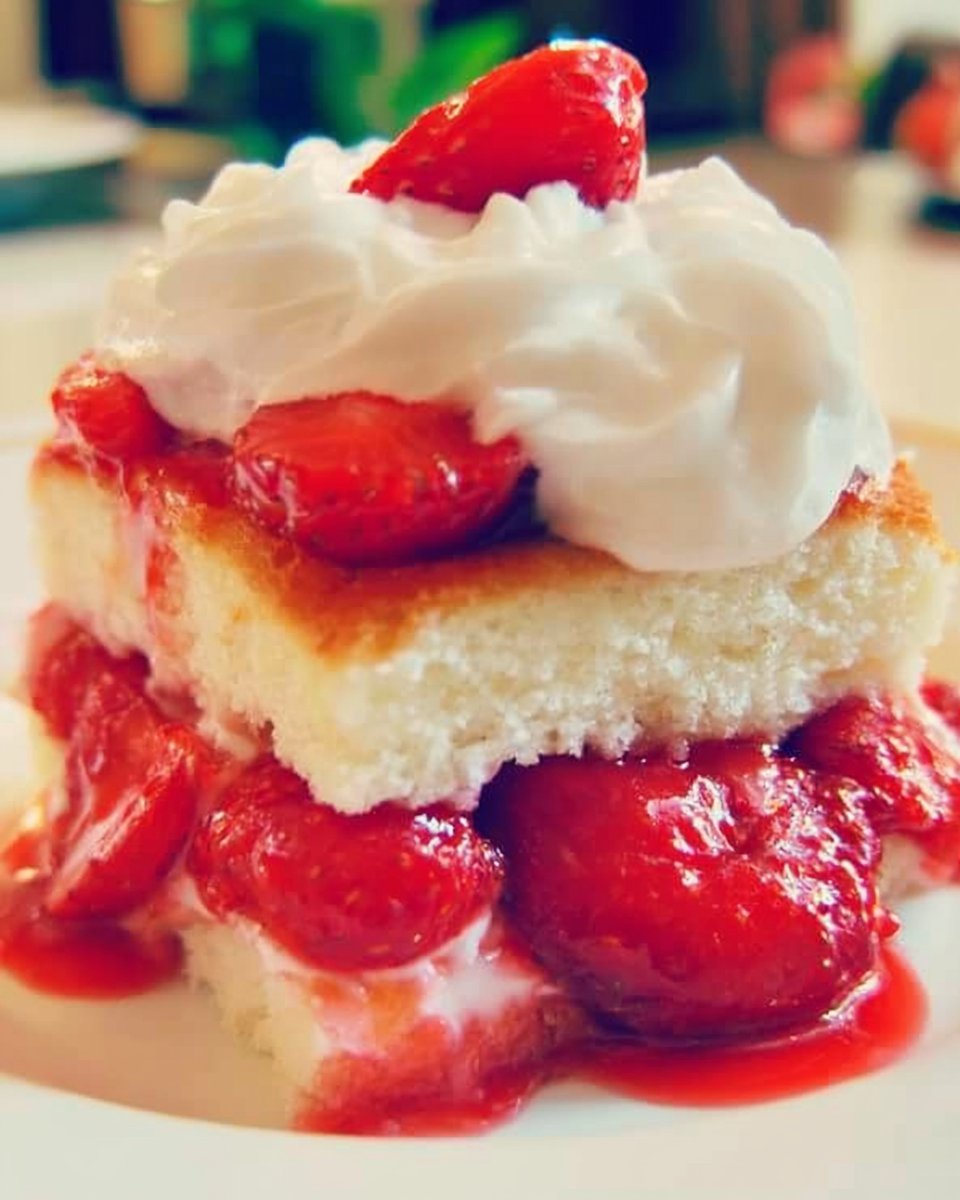 Strawberry Shortcake Cake