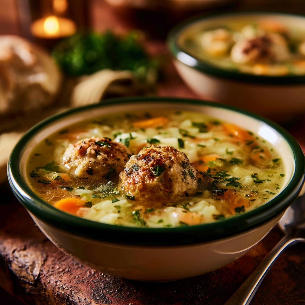 Chicken Meatball Soup Recipe