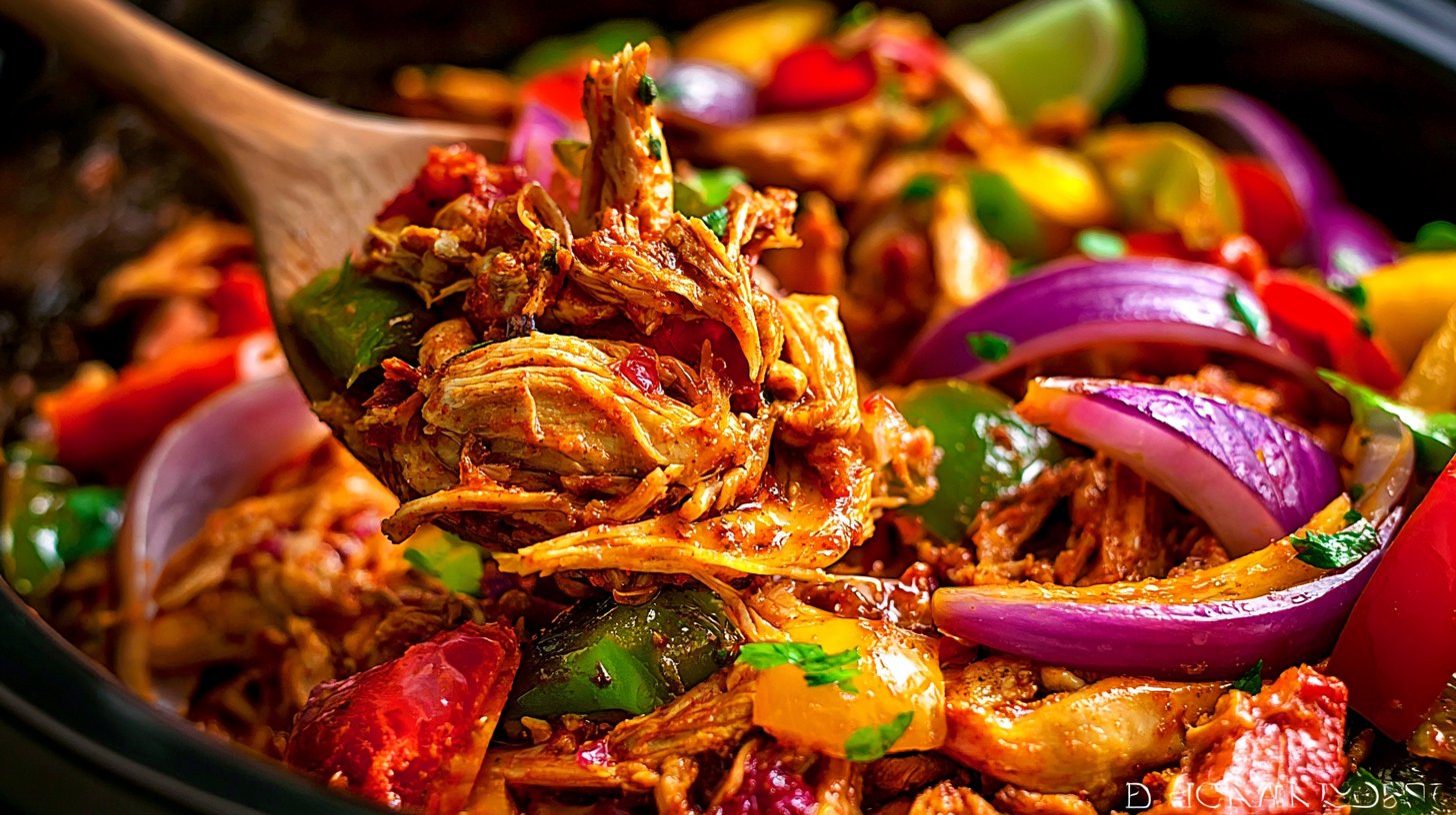 Dump and Go Crockpot Chicken Fajitas Dinner