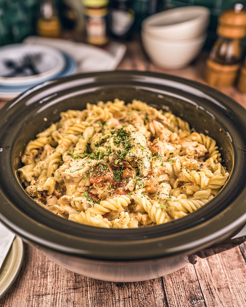 Crock Pot Chicken Pasta