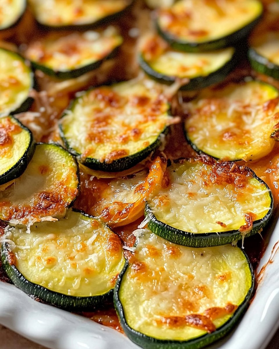 Zucchini Ofengemüse mit Parmesan