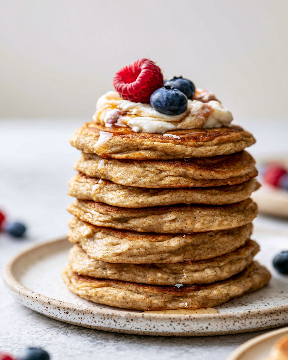 Oat Flour Pancakes