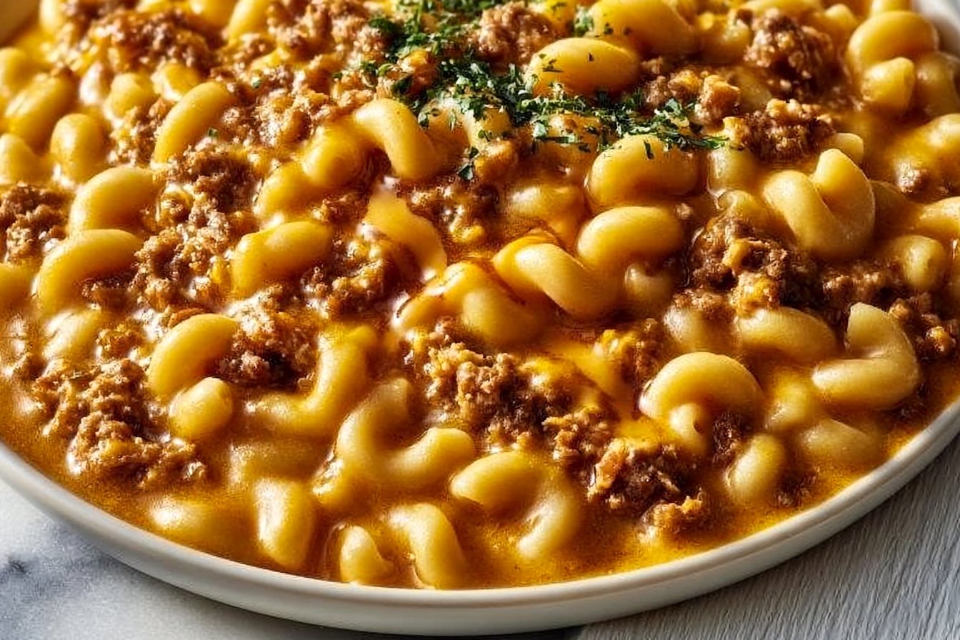 Cheesy Hamburger Helper