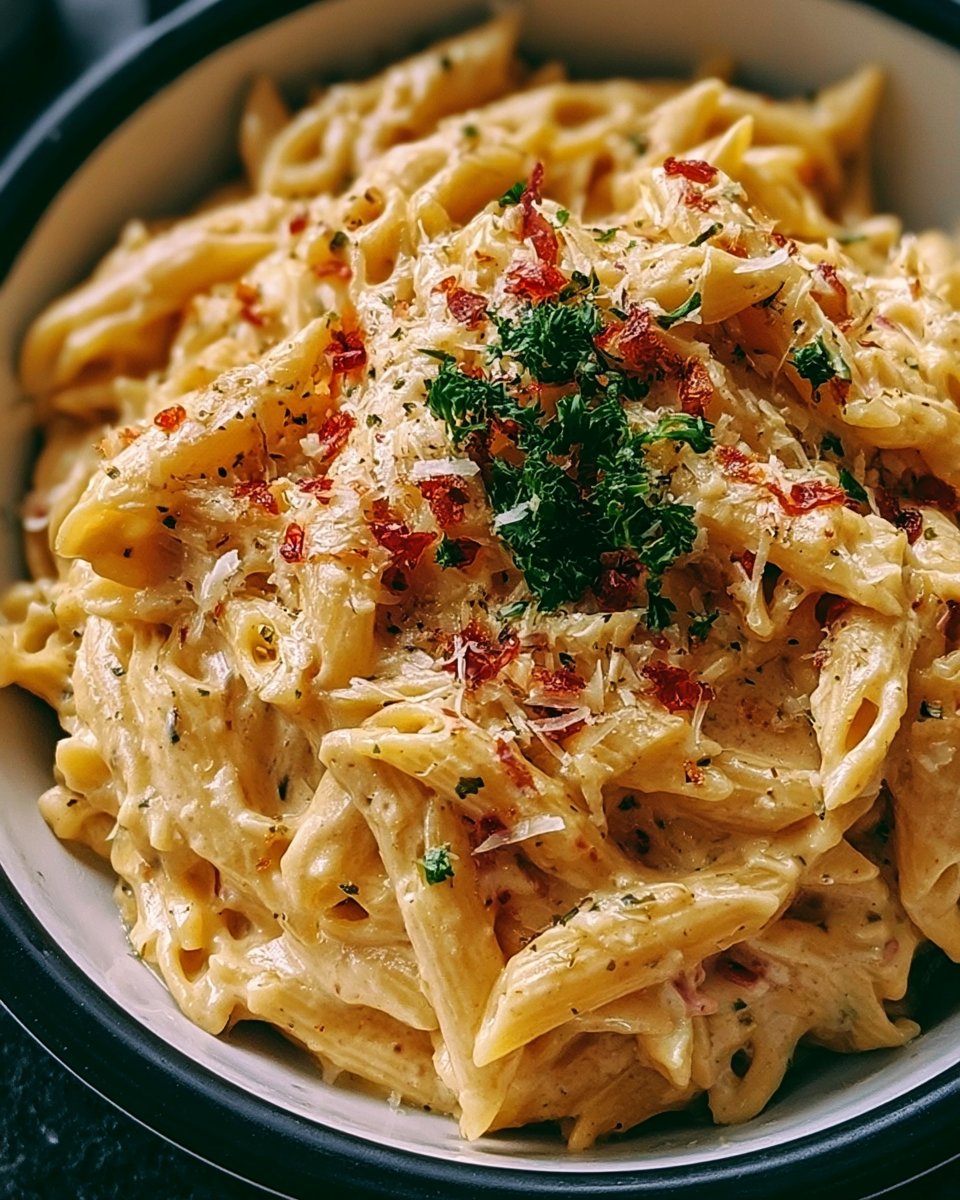 One-Pot Creamy Garlic Pasta Recipe