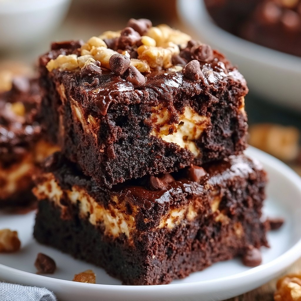 Gesunde Quark Protein Brownies