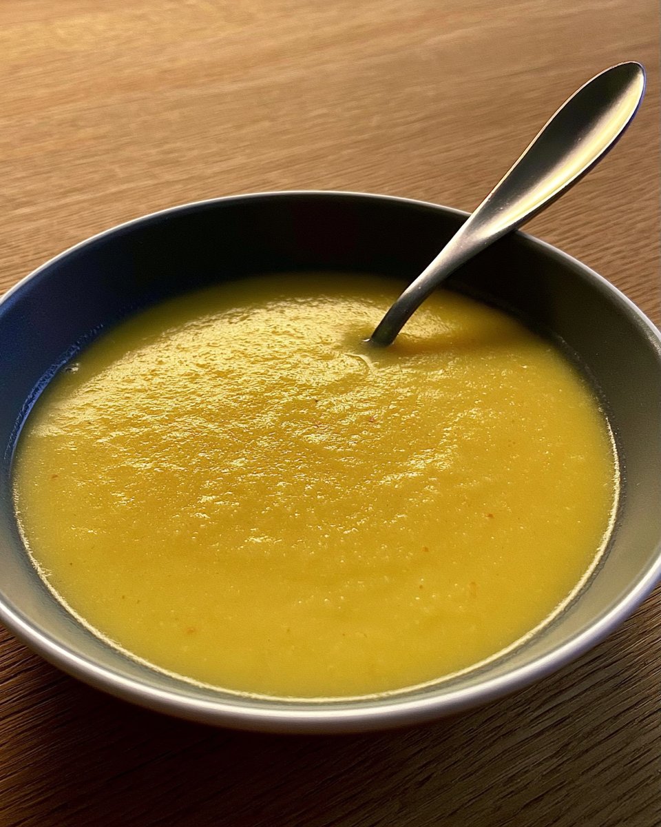 Vegane proteinreiche Kürbis-Linsen-Suppe