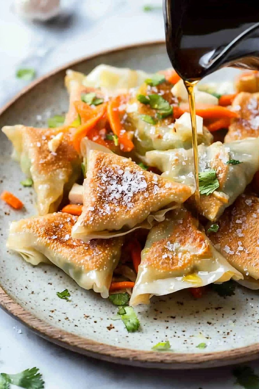 Einfache Vegane Wontons