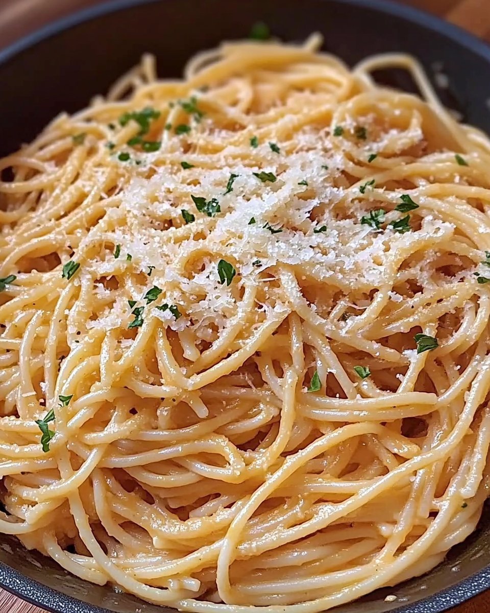 Pyszne spaghetti serowe w 15 minut