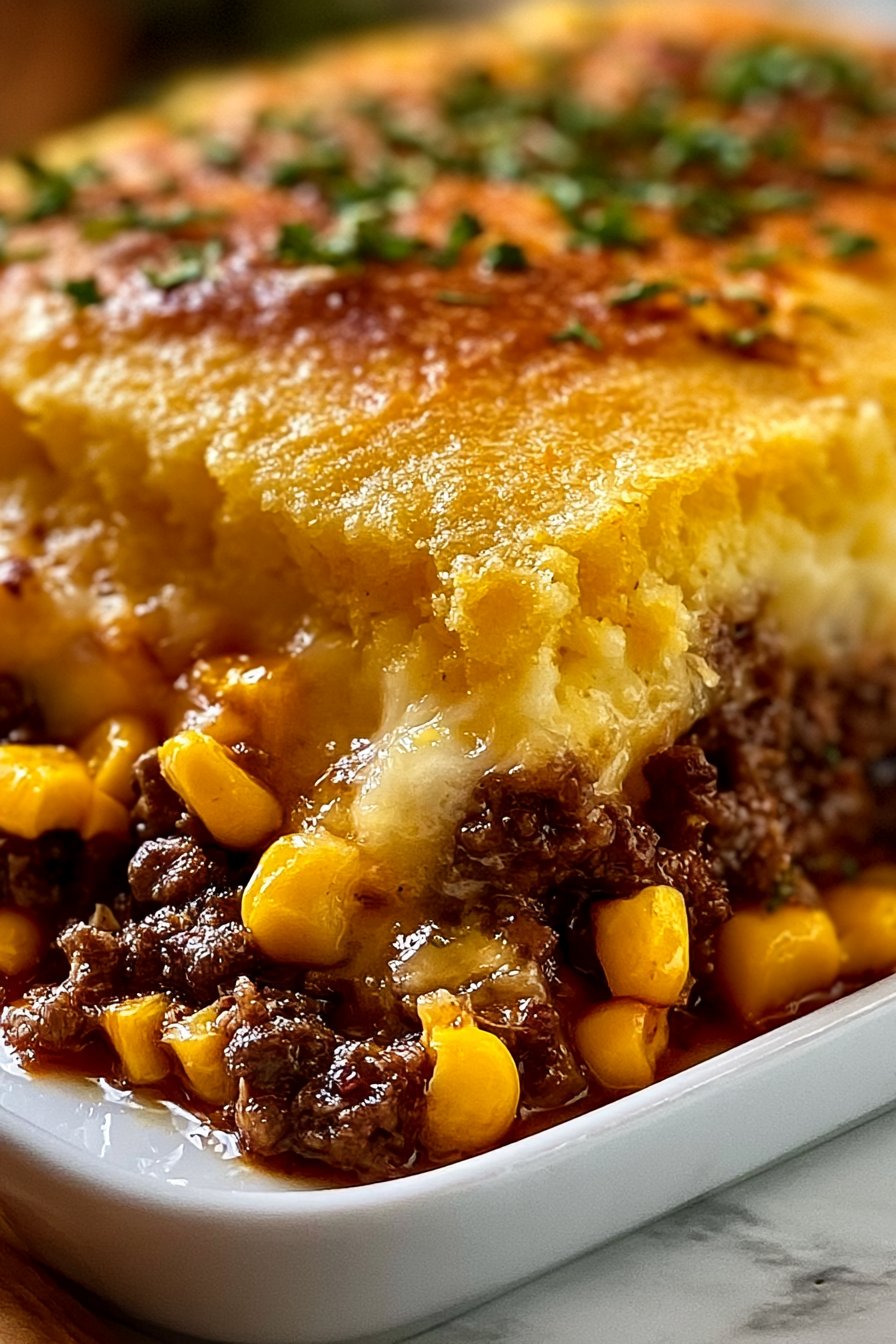 Cowboy Cornbread Casserole
