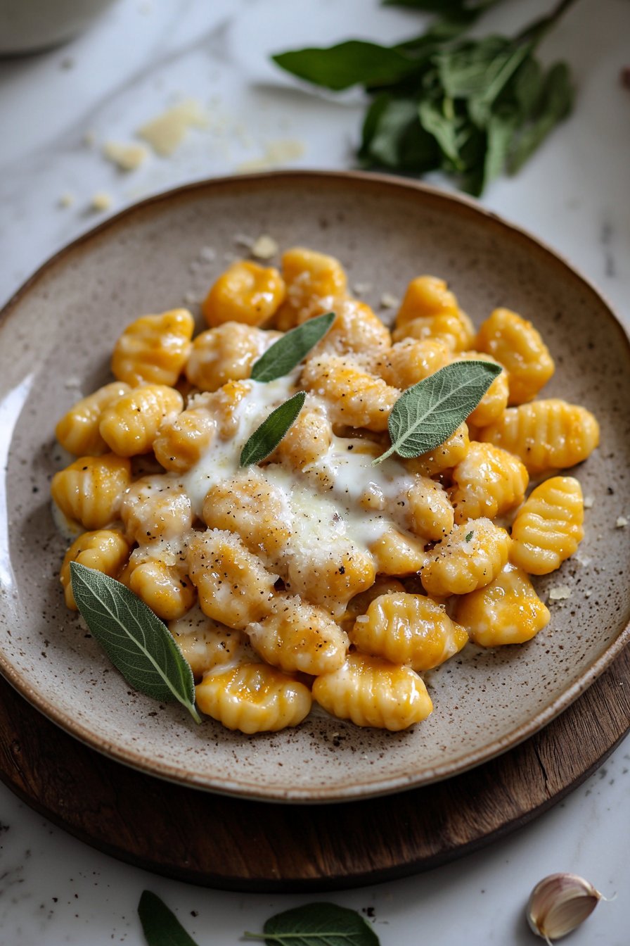 Creamy Pumpkin Gnocchi