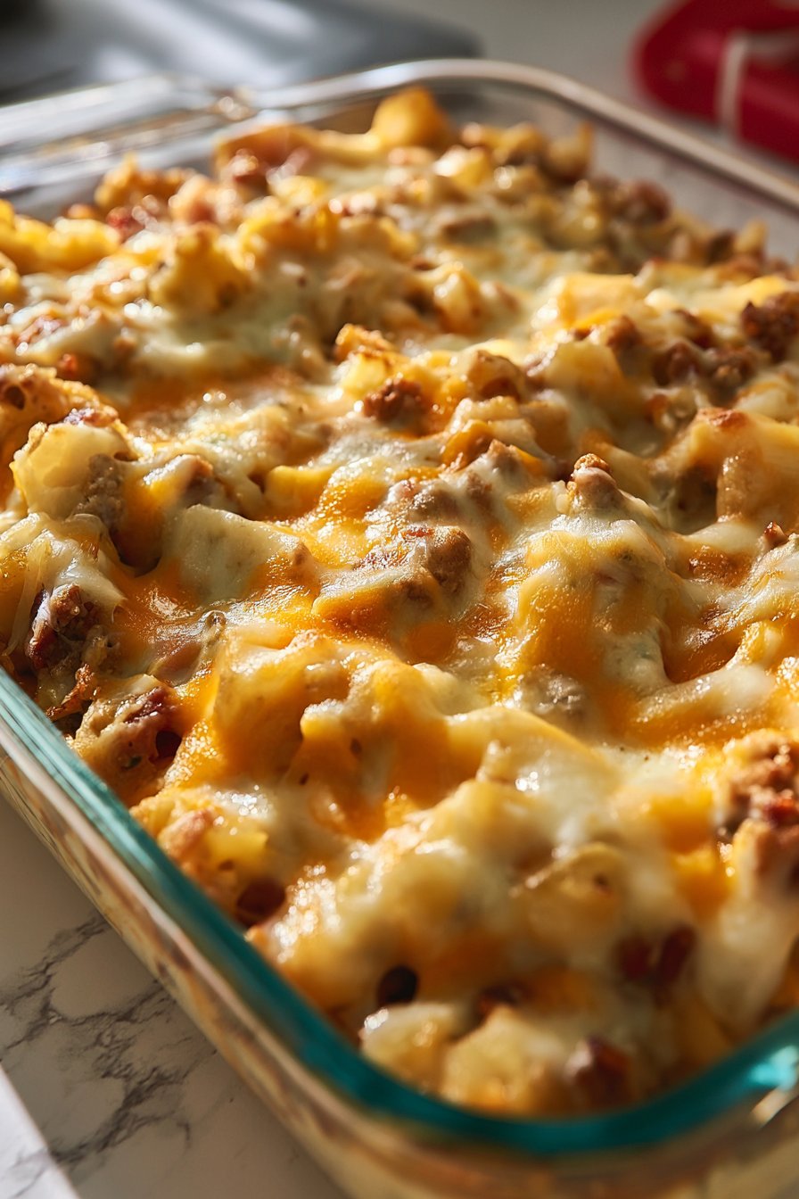 Hamburger Noodle Casserole