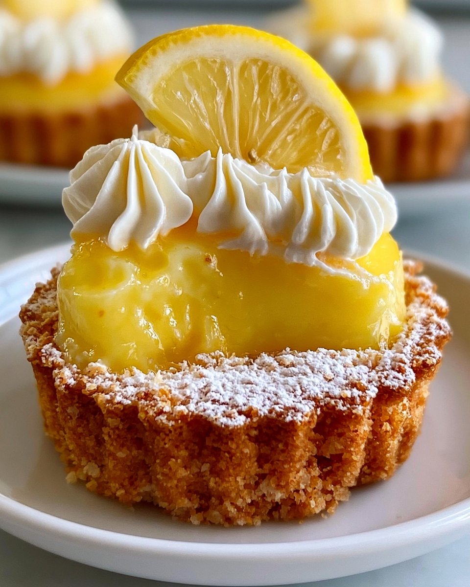 Mini Lemon Impossible Pies