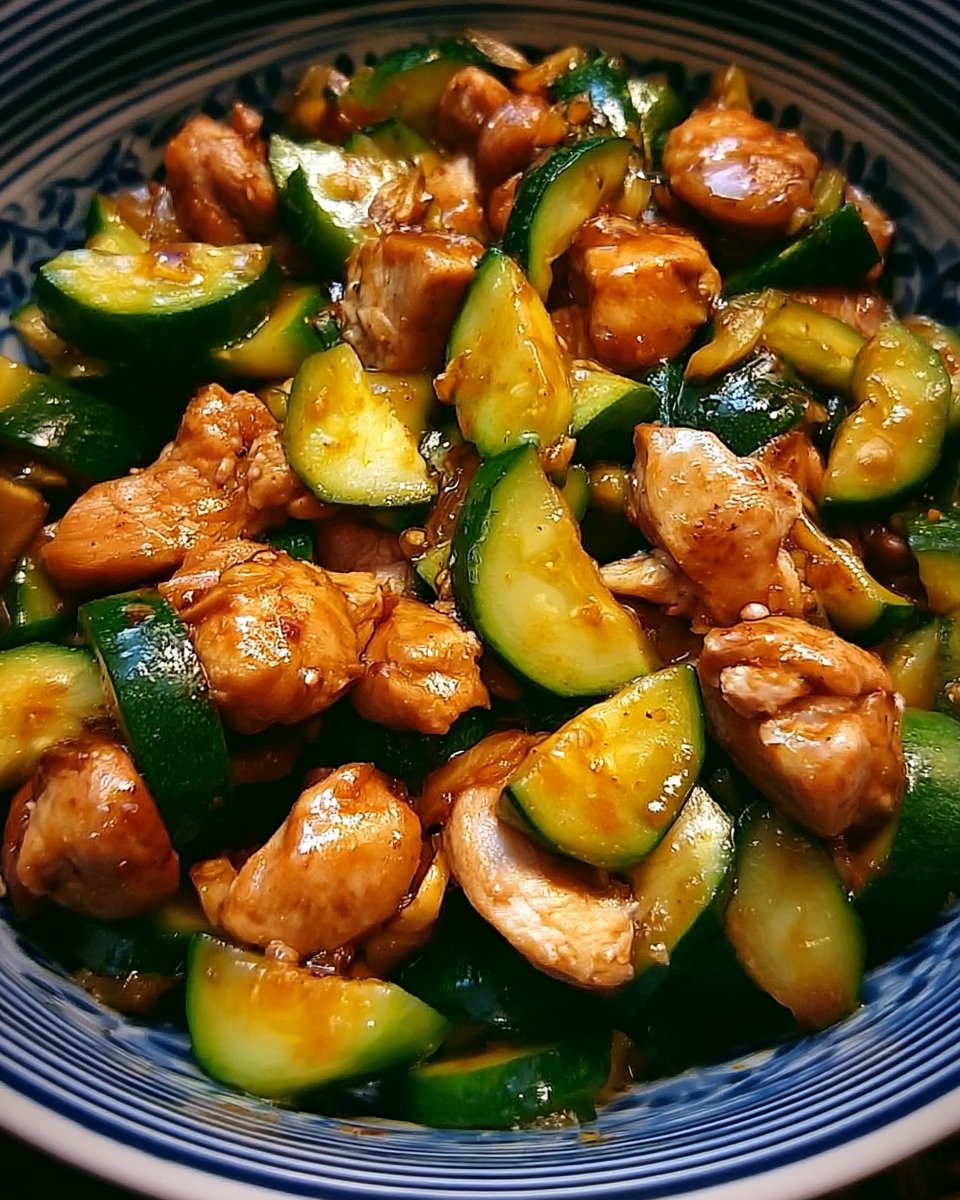 Chicken and Zucchini Stir-Fry