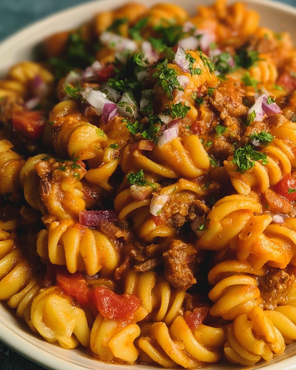 Taco Pasta with High Protein