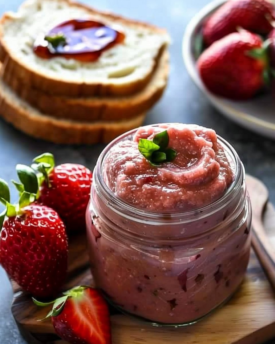The Best Creamy Strawberry Honey Butter - Easy Spread for Your Toast and Breads!