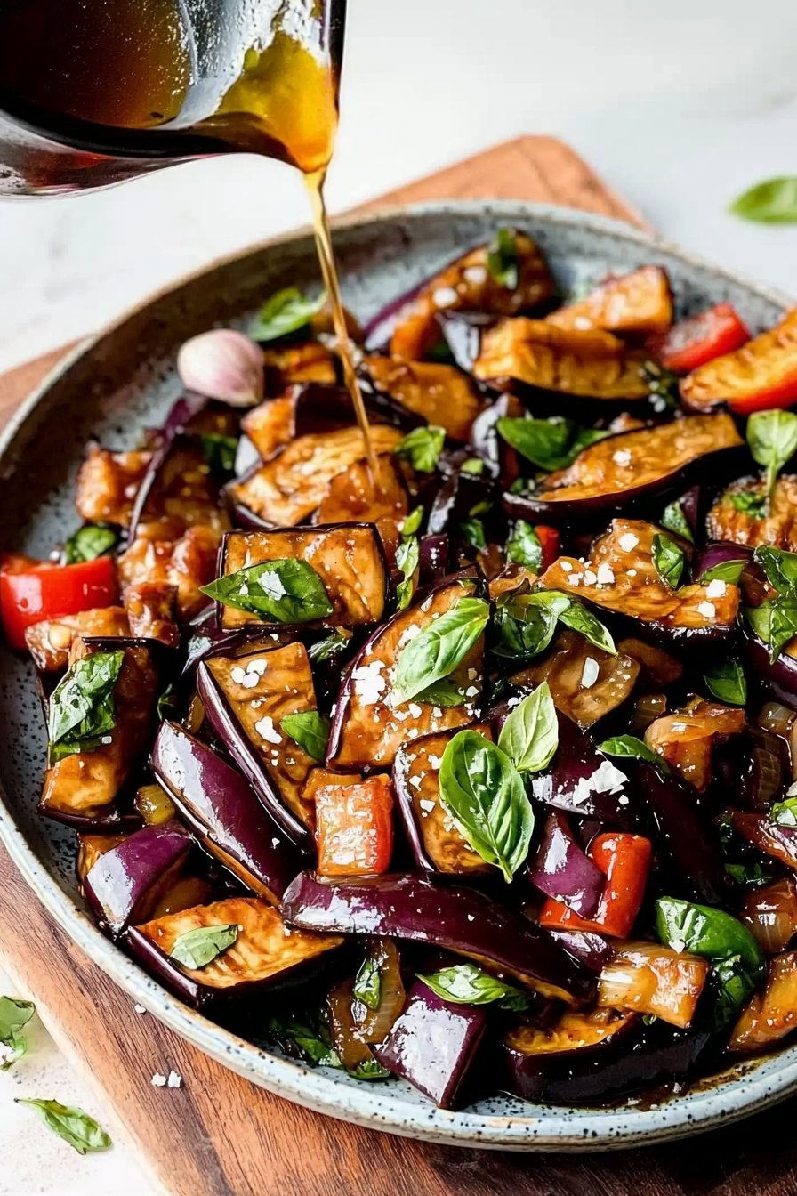 Easy Thai Basil Eggplant