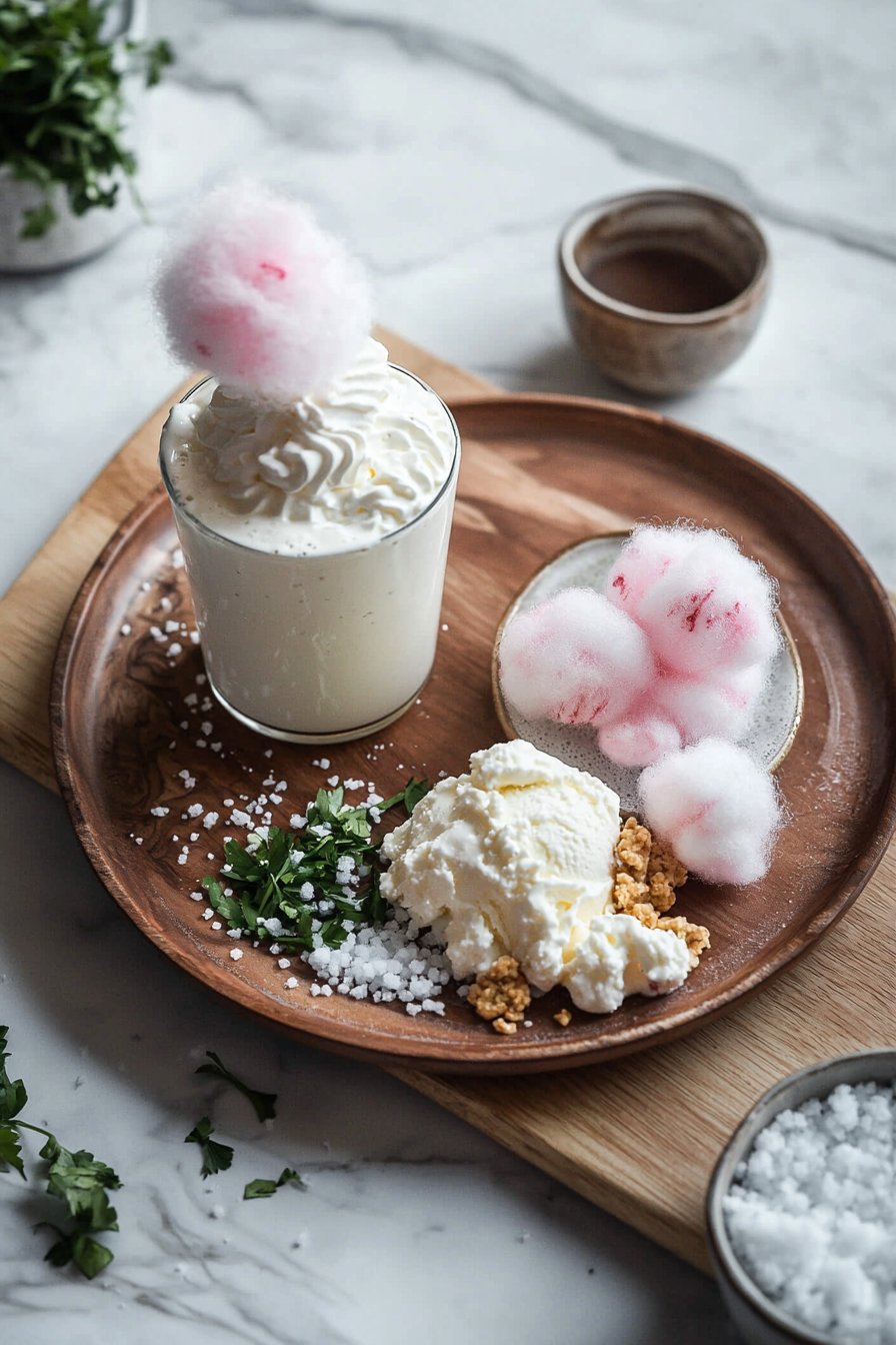 Cotton Candy Milkshake