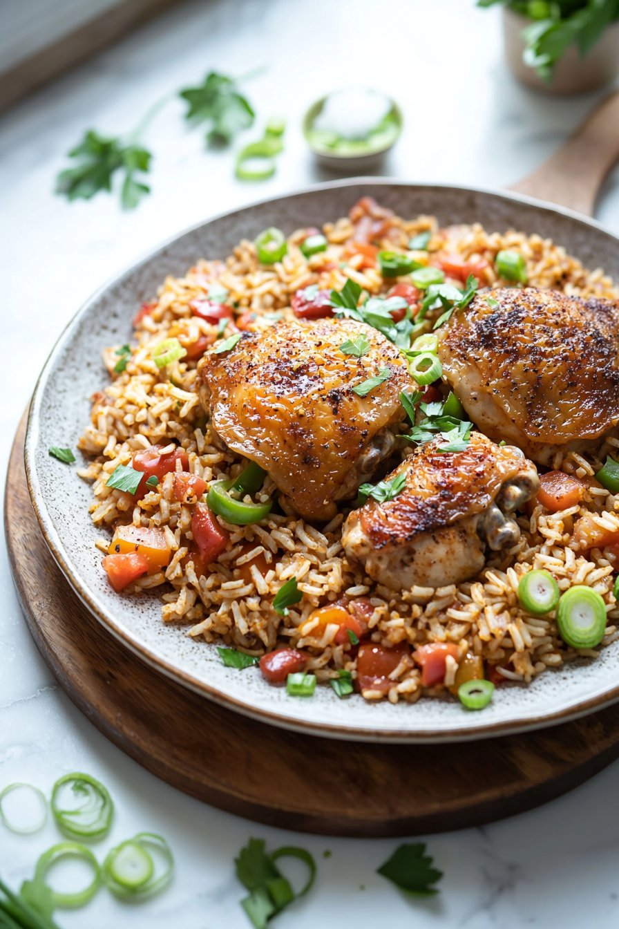 One-Pot Cajun Chicken and Rice