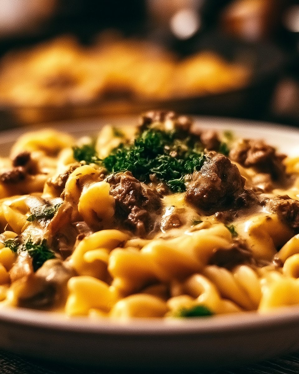 Creamy Beef Pasta Recipe