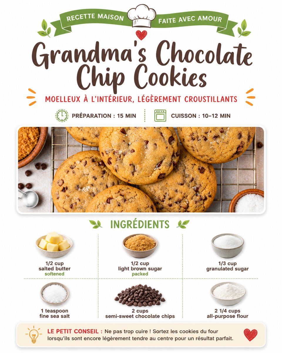Grandma's Chocolate Chip Cookies