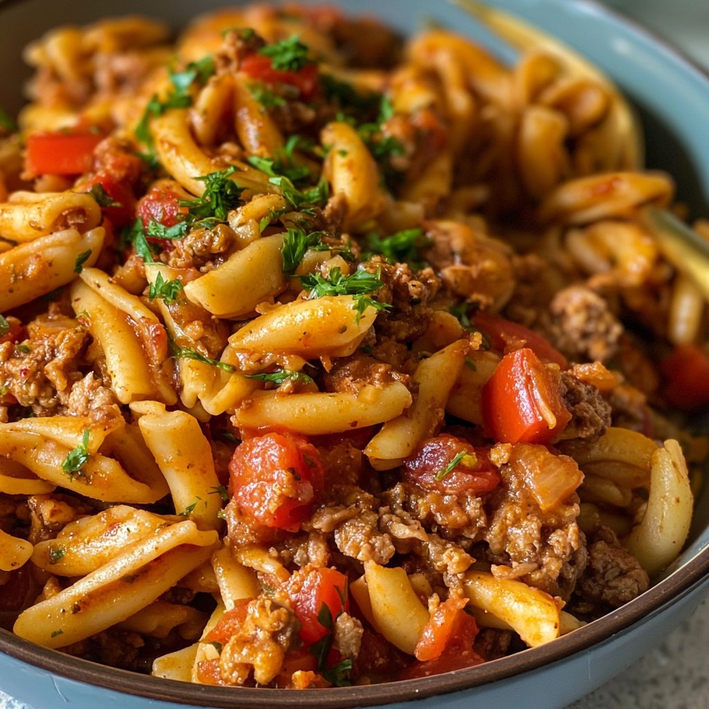 Protein-Packed Taco Pasta