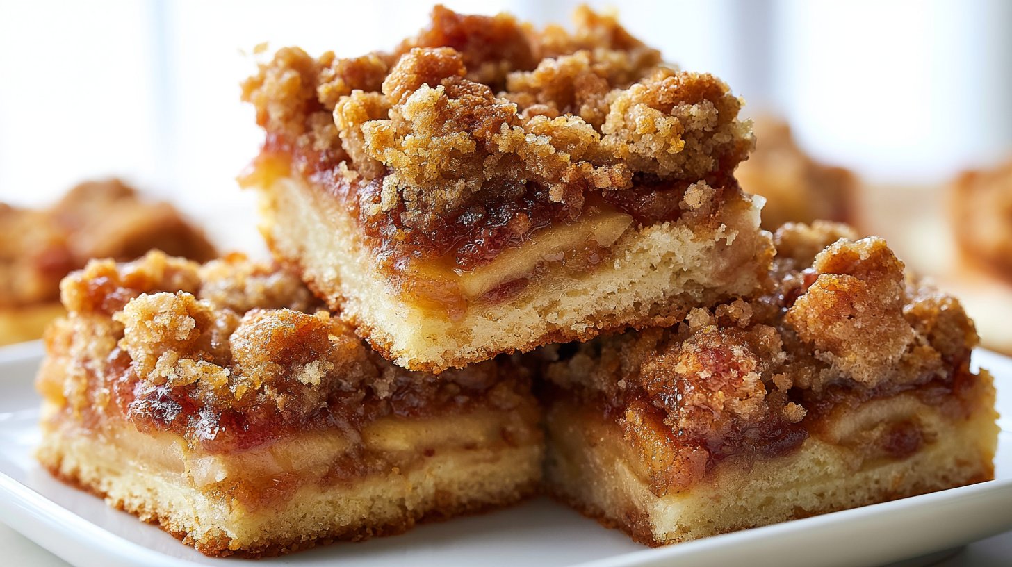 Apple Pie Bars with Streusel Topping